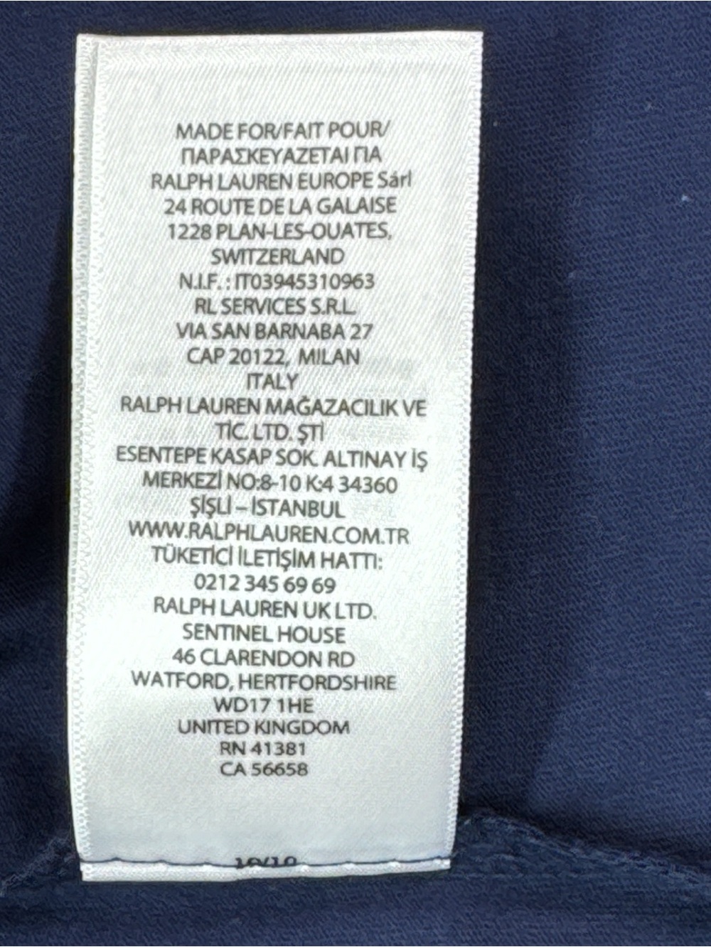 Polo Ralph Lauren Shirt Mens XLT Blue POLO Logo Graphic Tee Big Tall NWOT - Picture 13 of 13
